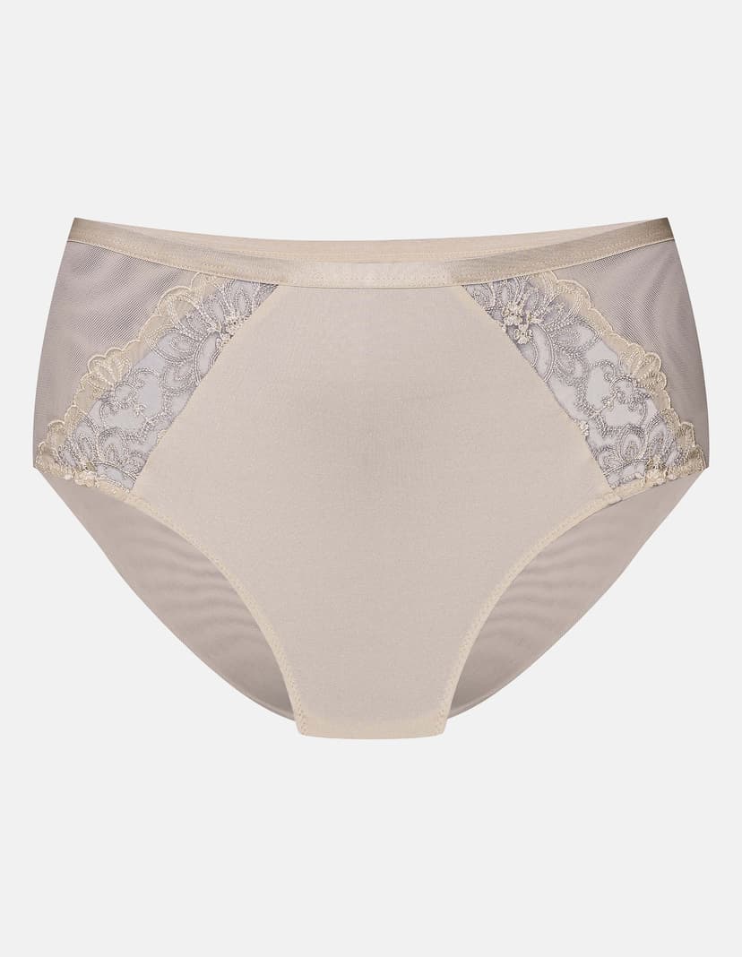 Höschen mit hoher Taille Bethany Beige 6