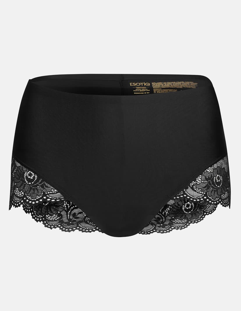 Höschen mit hoher Taille Pansy Schwarz 5