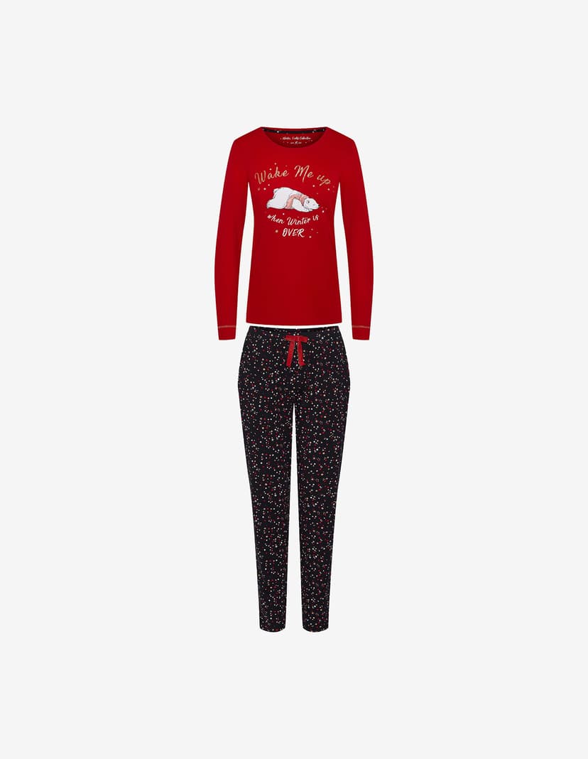 Pyjama Dazzle Rot 3