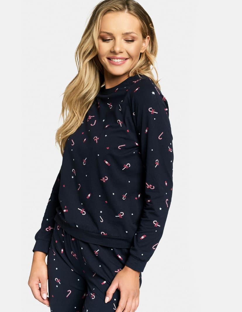 PYJAMA Fibie Navy-Blau 1