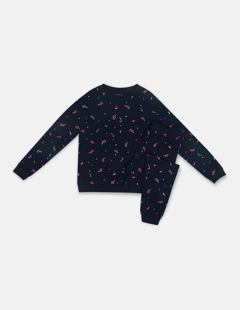 PYJAMA Fibie Navy-Blau 3