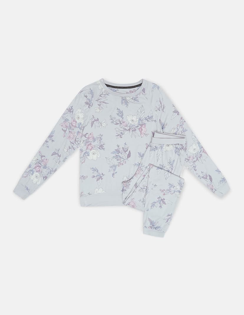 Pyjama Freya Hellgrau 3