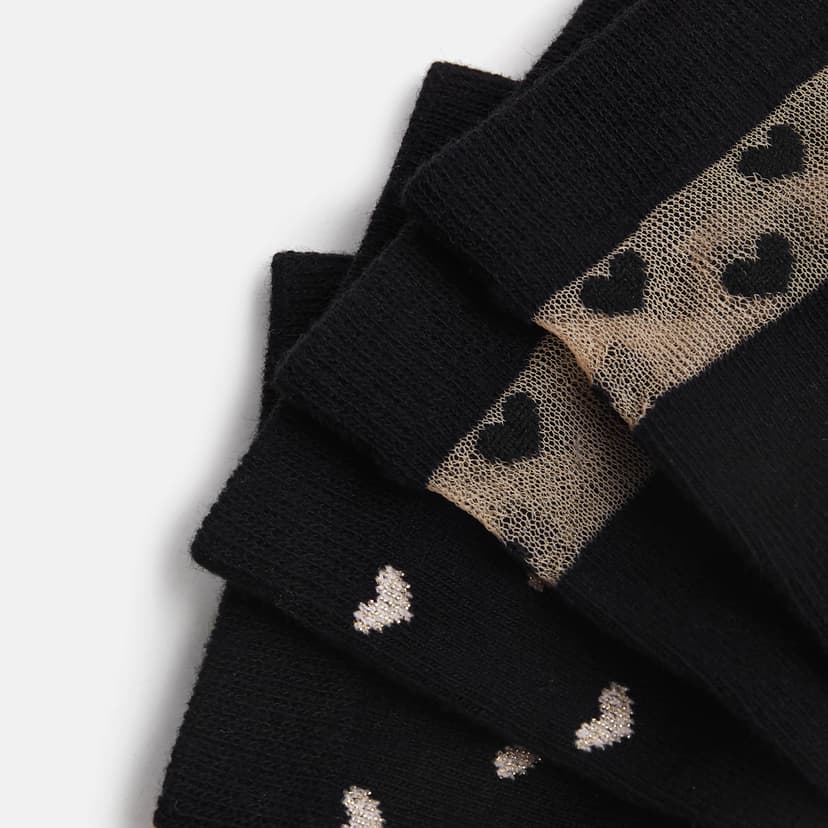 Socken Schwarz 2