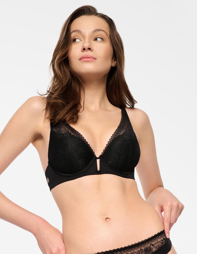 Push-up BH Sonika Schwarz 1