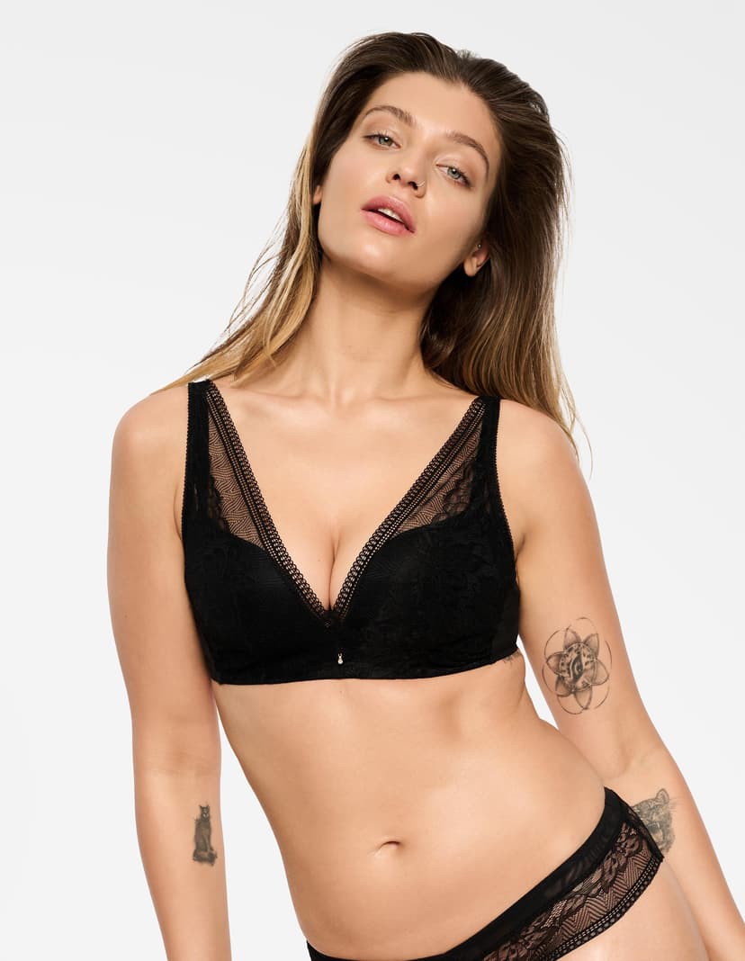 PADDED BRA S Black 1