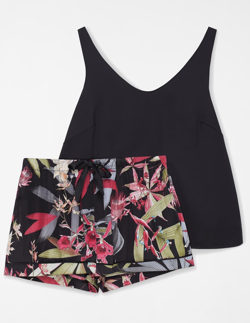 Pyjamas Wildflower Black 3