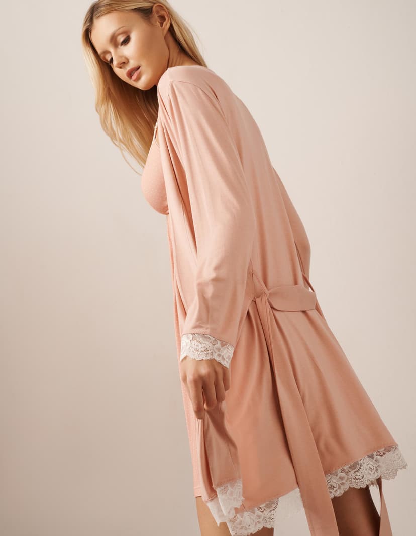 Dressing-gown Wayana pink 3