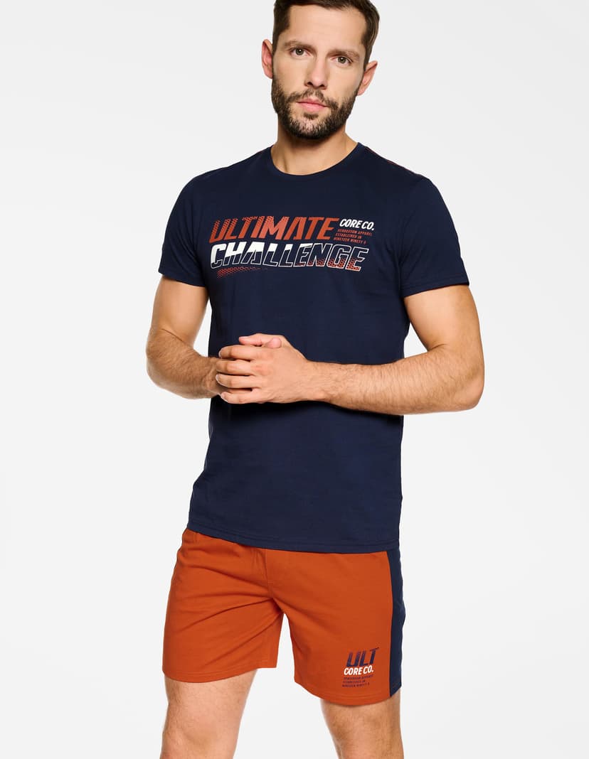 Pyjama Ness Navy-Blau 4