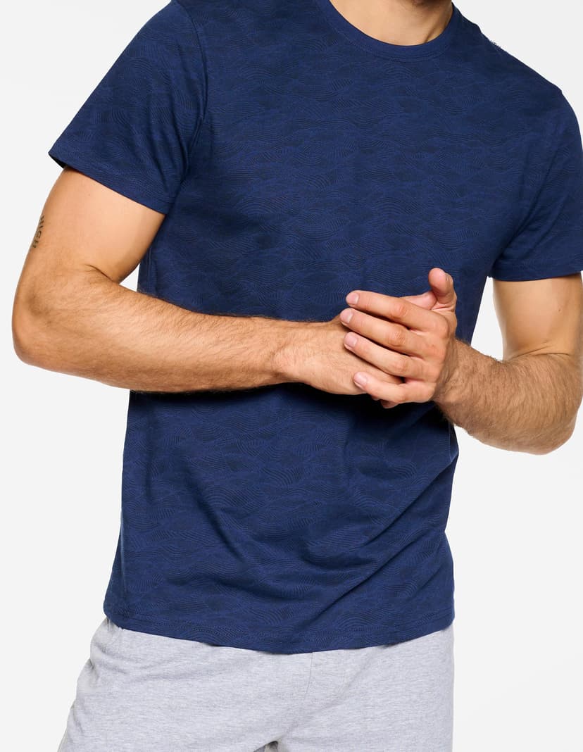 Pyjama Nutty Navy-Blau 2