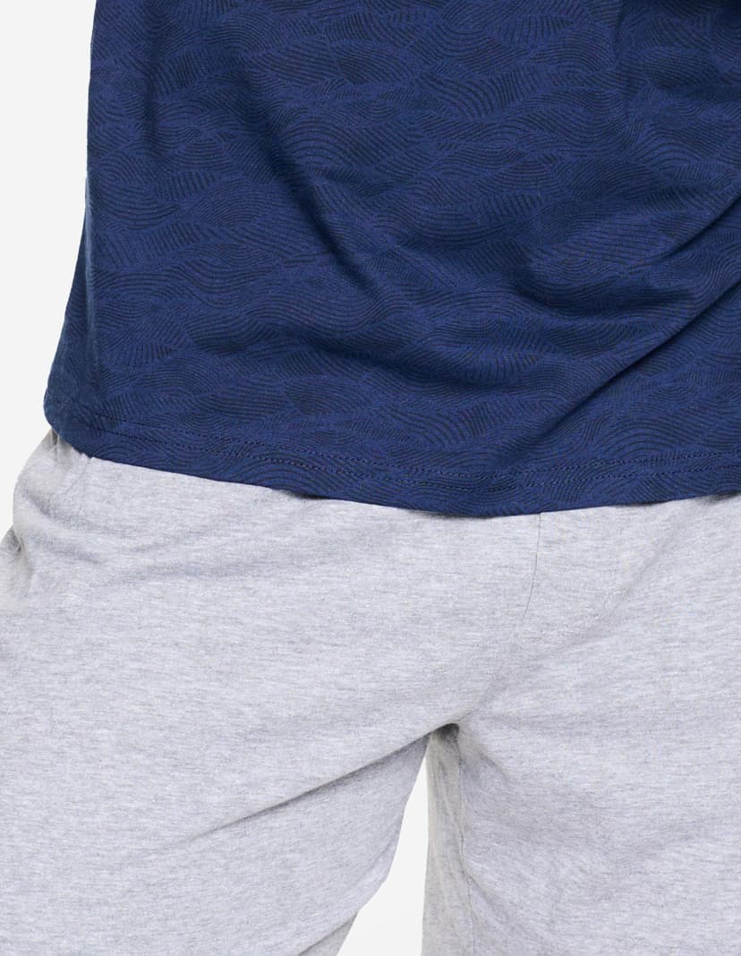 Pyjama Nutty Navy-Blau 3