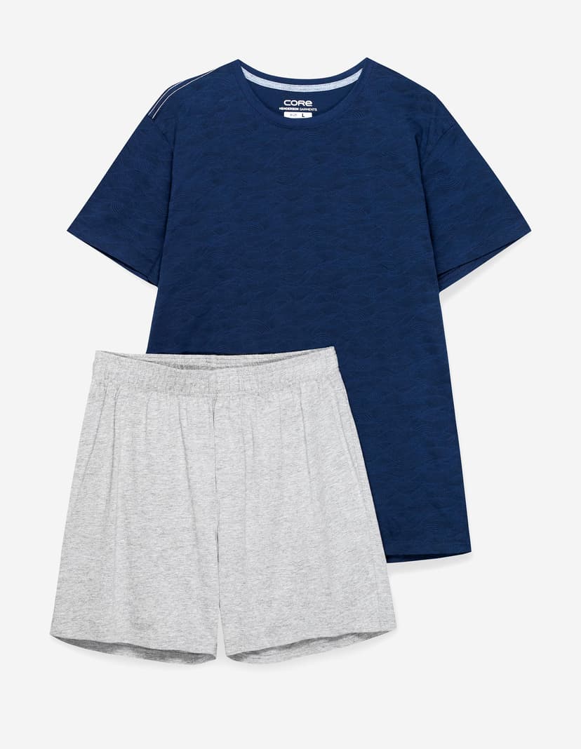 Pyjama Nutty Navy-Blau 5