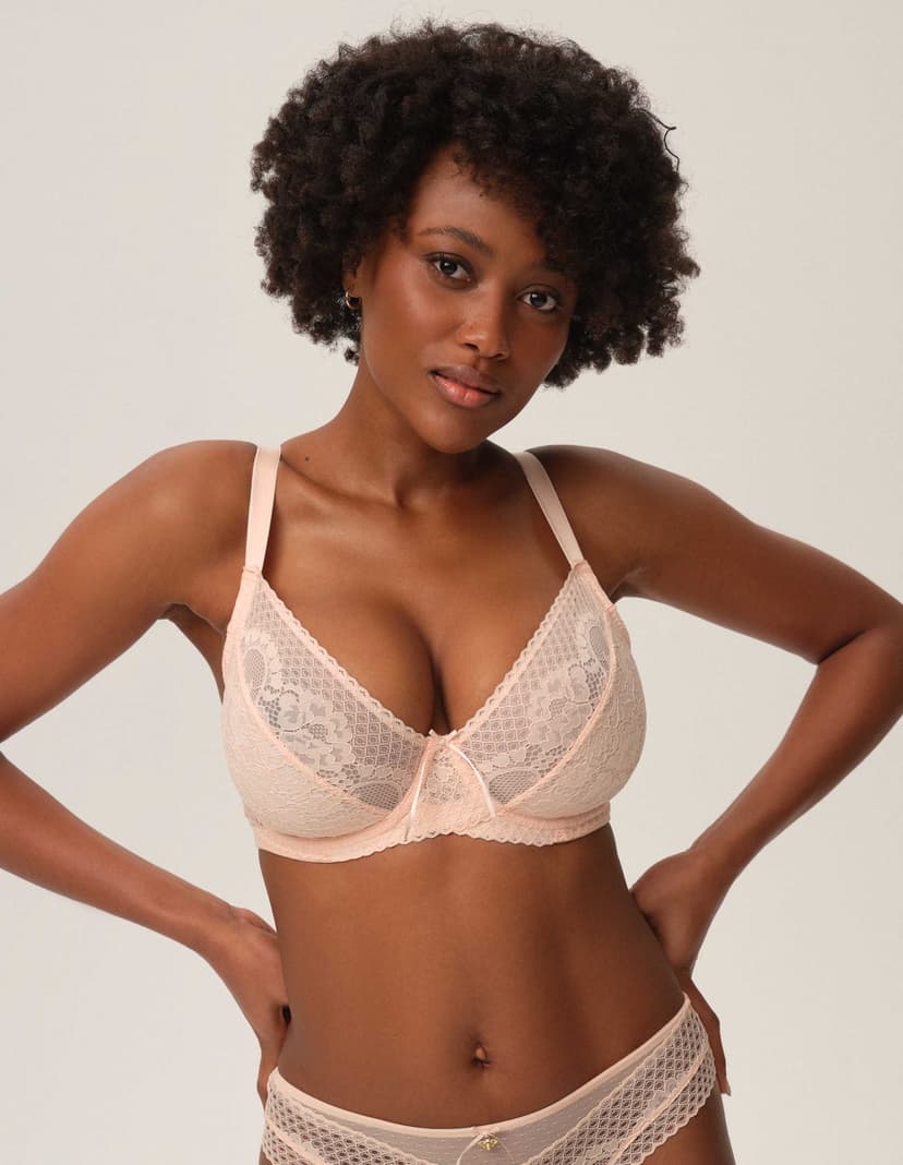 Soft bra Nerina pink 1