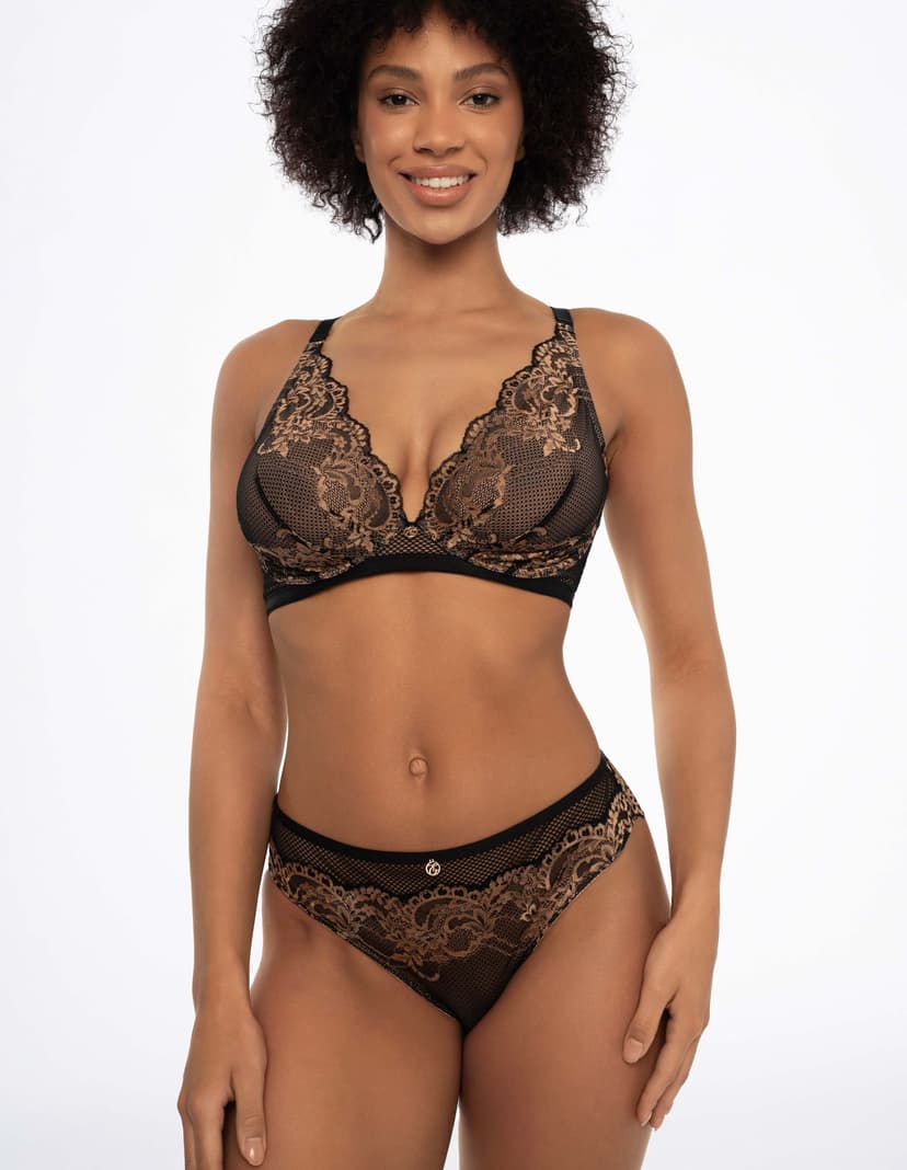 Panties Ilya black and gold 1