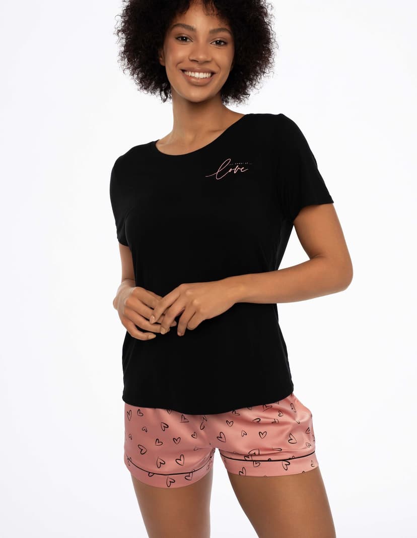 Pyjama Modern Schwarz 1