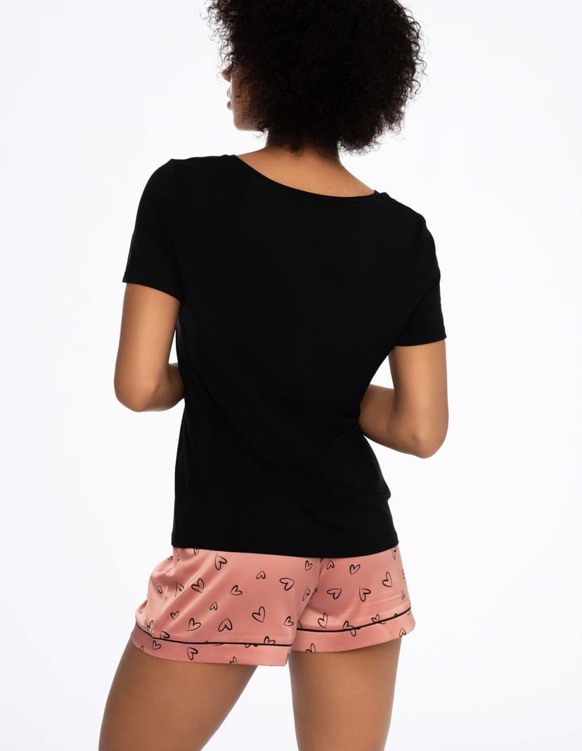 Pyjama Modern Schwarz 2