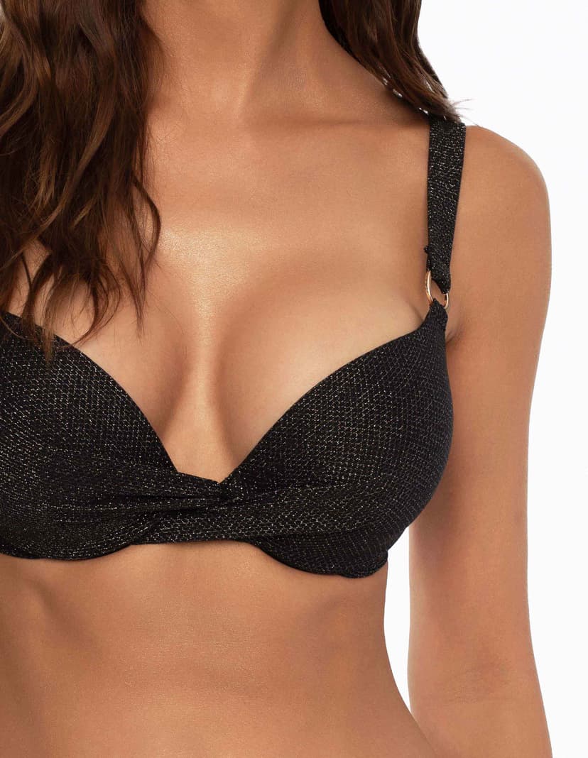 Bikini top push-up Stardust Black 3