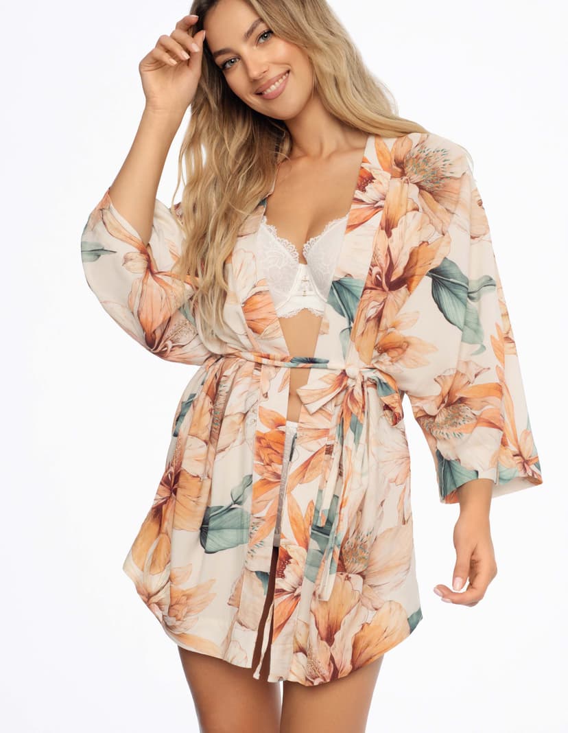 Dressing gowns Delightful Ecru 1