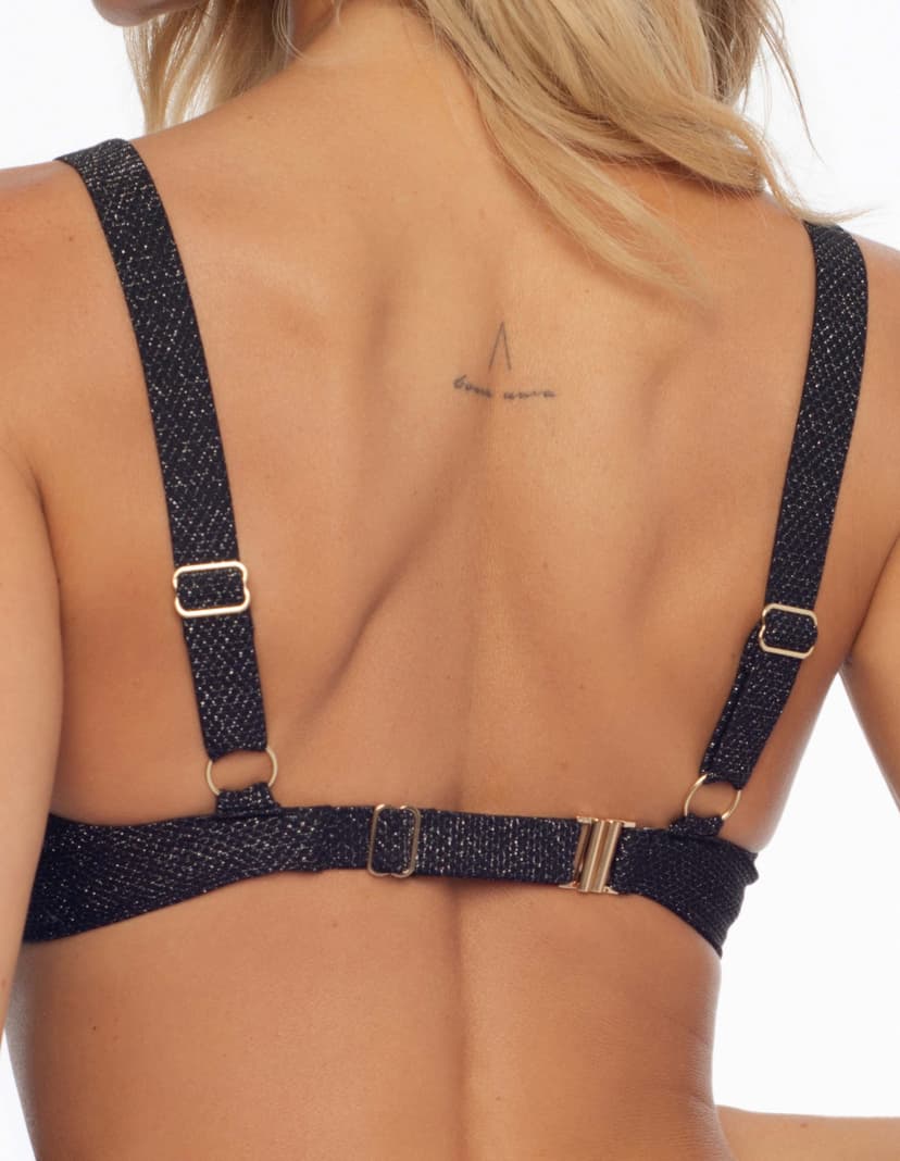 Soft bikini top Stardust Black 4