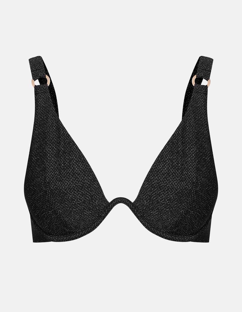 Soft bikini top Stardust Black 6