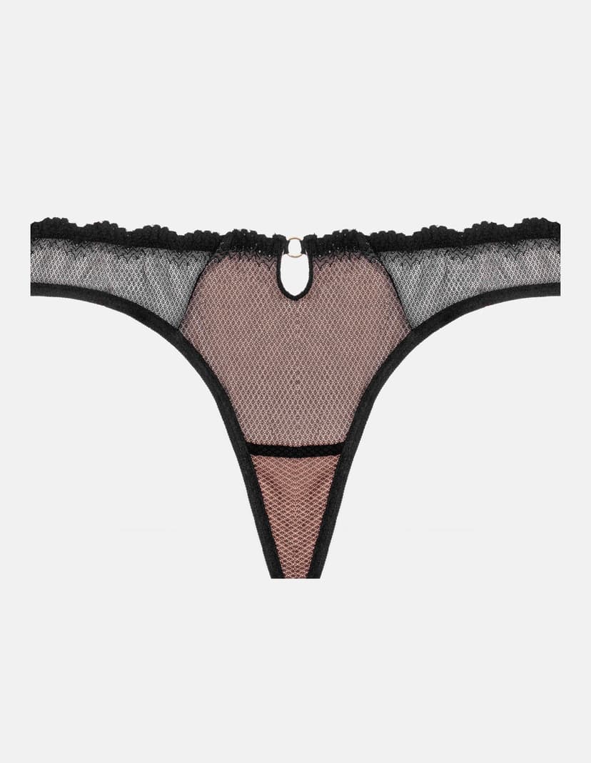 Thongs Notice black and gold 6