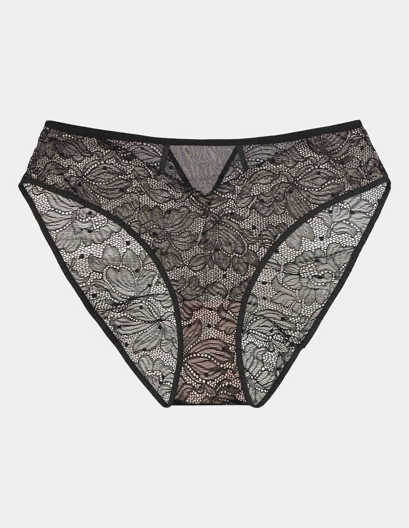 High-waisted briefs Nikola black and gold 6