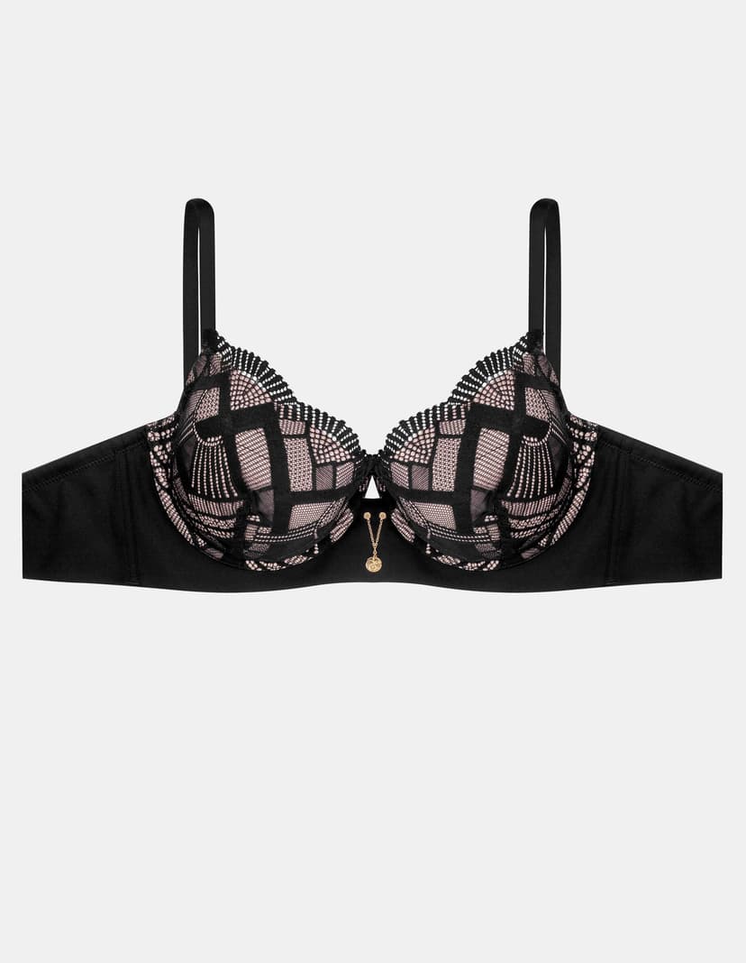 Push-up BH Intro Schwarz-und-gold 6