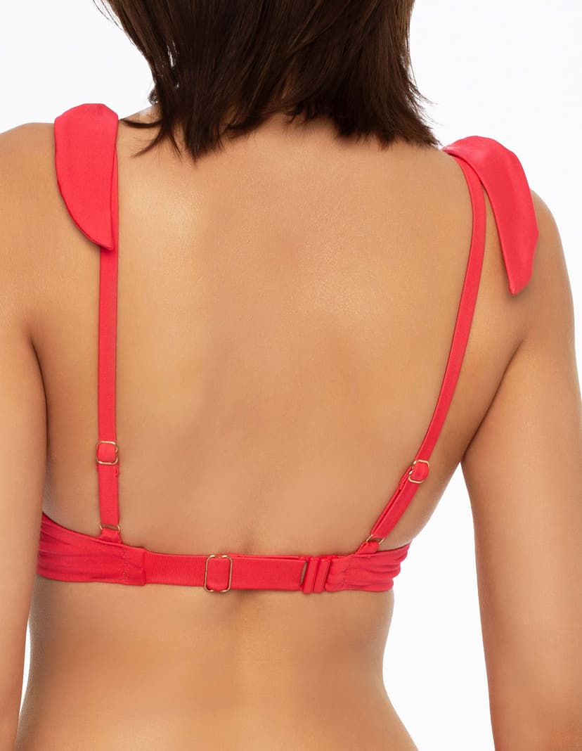 Góra od bikini push-up Berry różowy 4