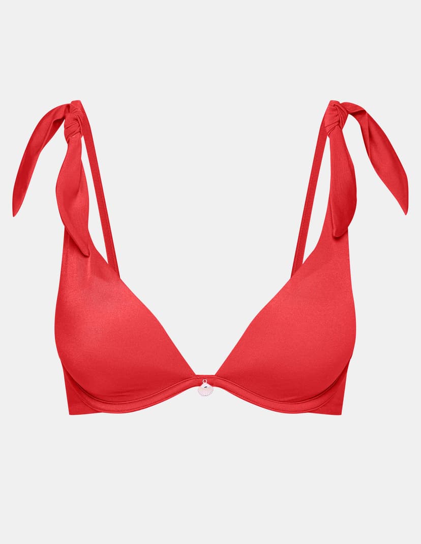 Góra od bikini push-up Berry różowy 6