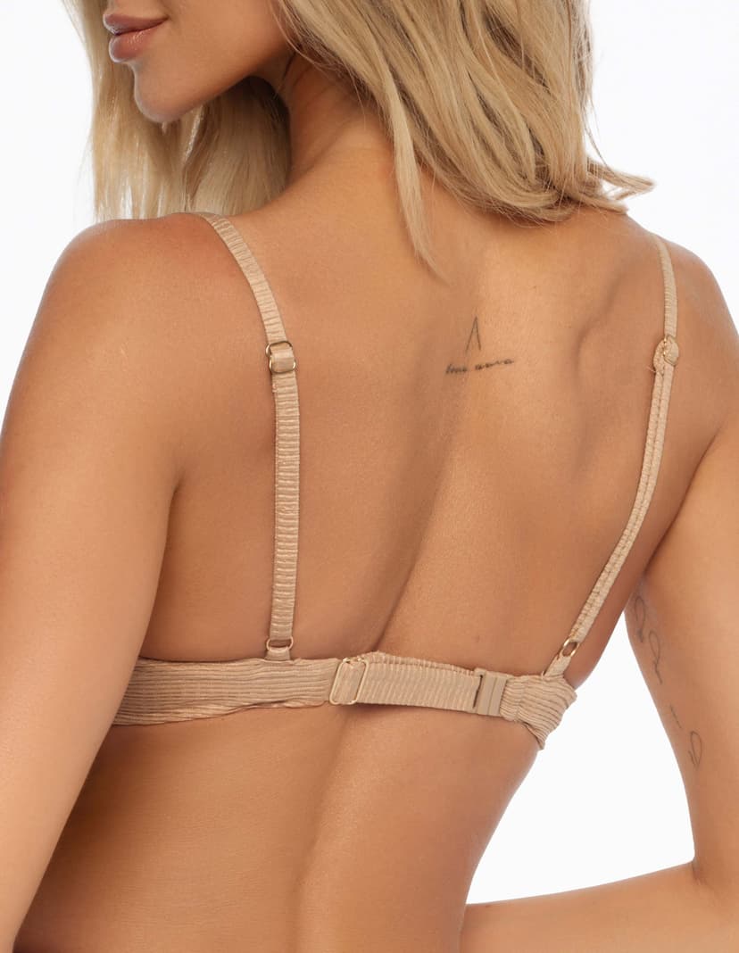 Góra od bikini push-up Soley złoty 4