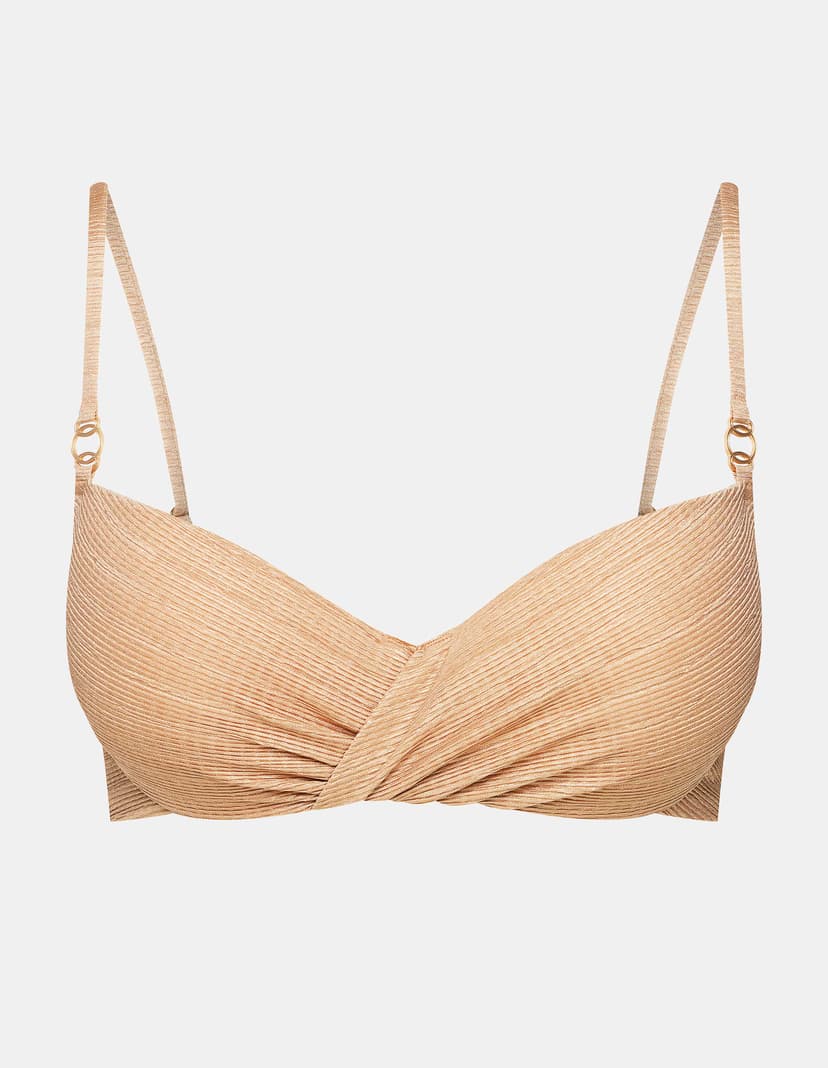 Góra od bikini push-up Soley złoty 6