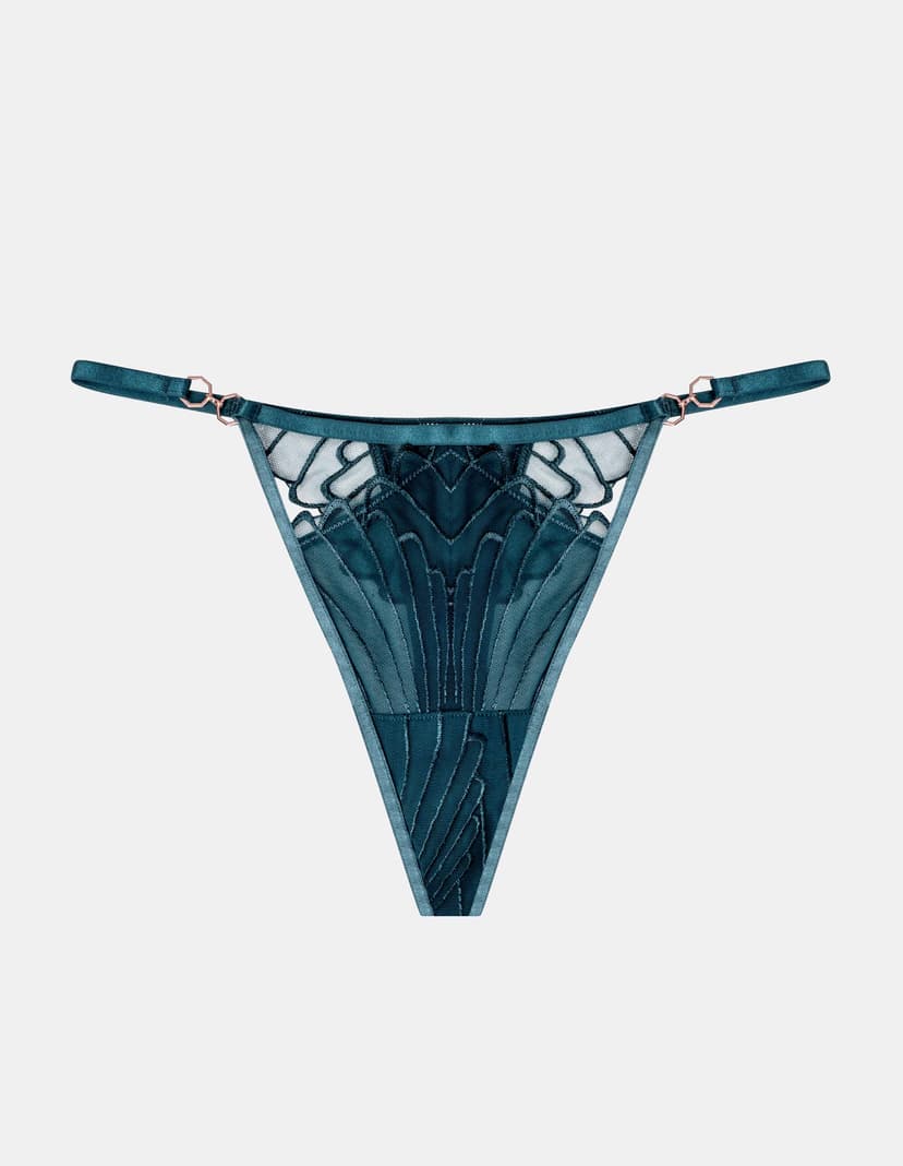 Thongs Nugat dark ​​green 5
