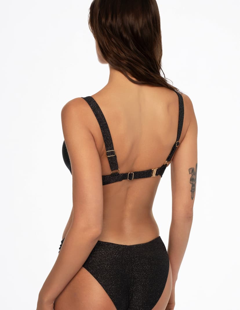 Bikini top push-up Stardust Black 2