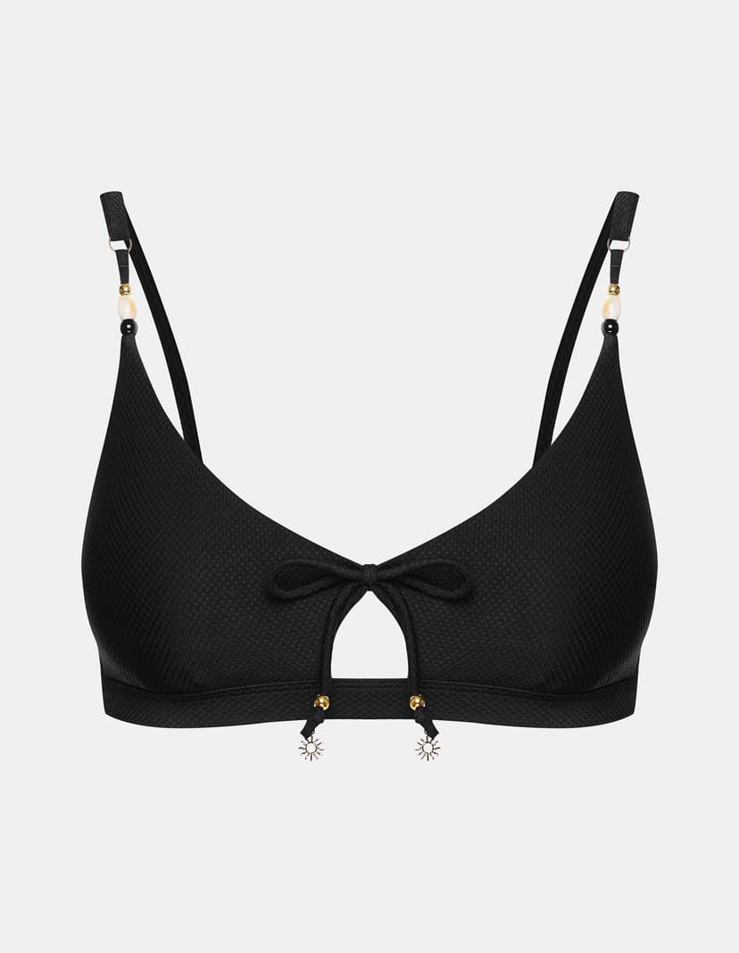 Triangle bikini top Sunrise Black 6
