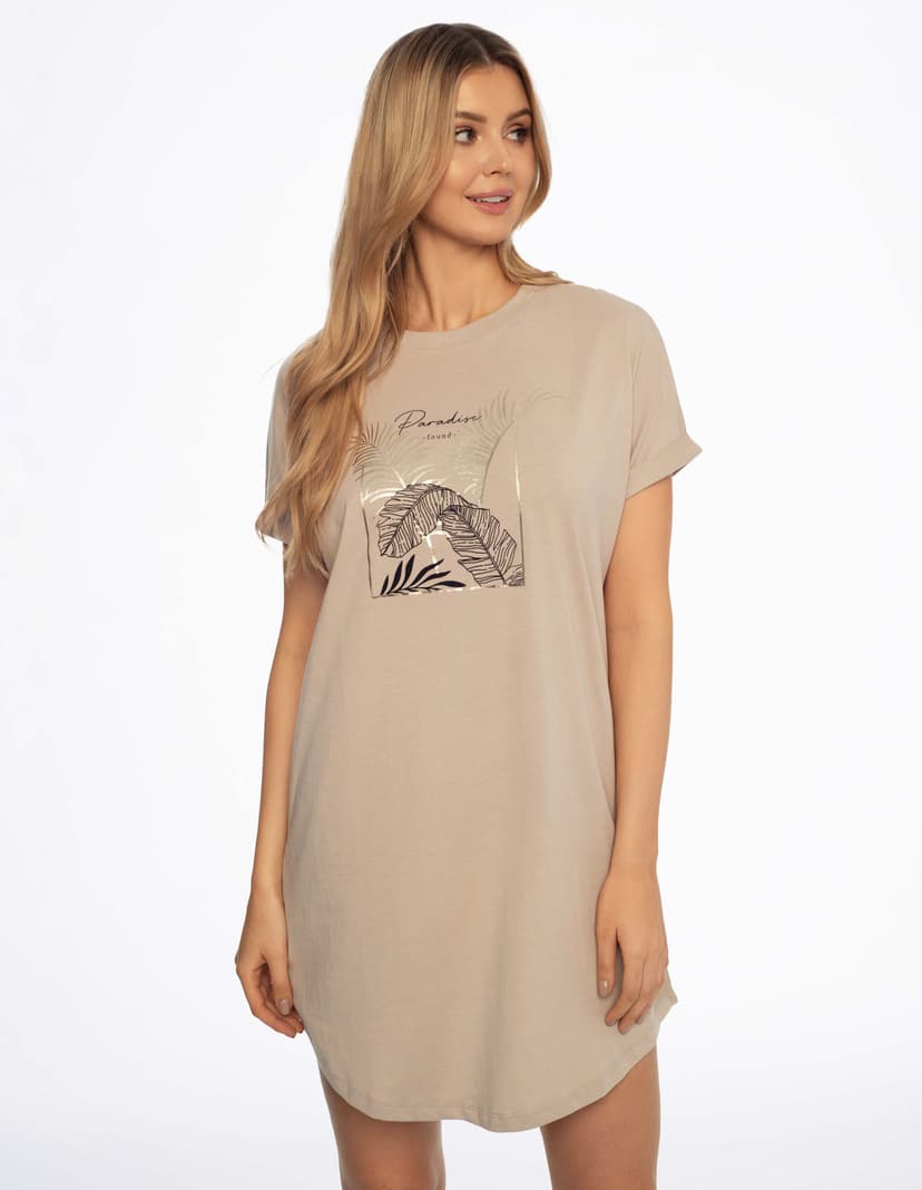 Koszula nocna Apparel brązowy 1