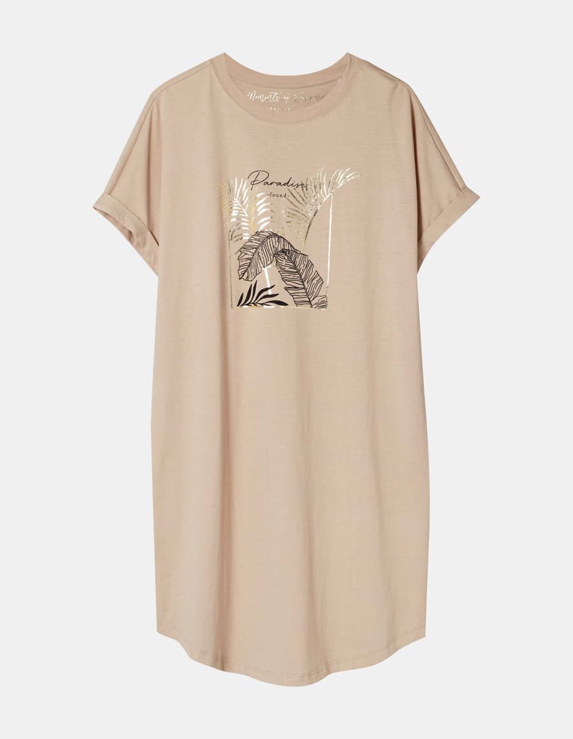 Koszula nocna Apparel brązowy 5