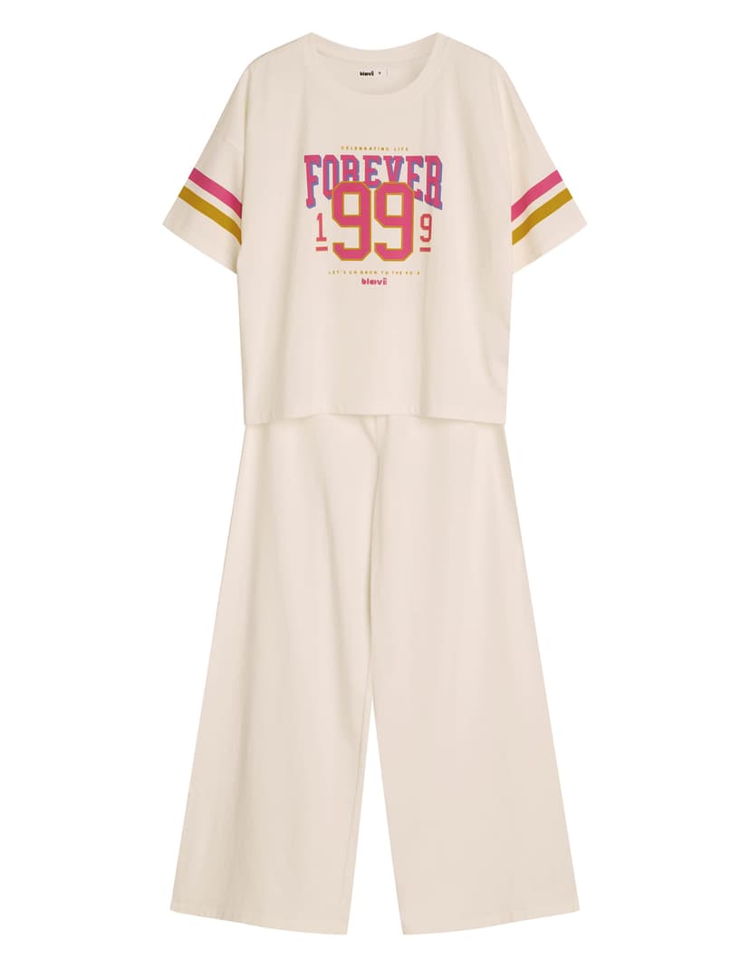 Pyjamas Bloovii Forever Ecru 5