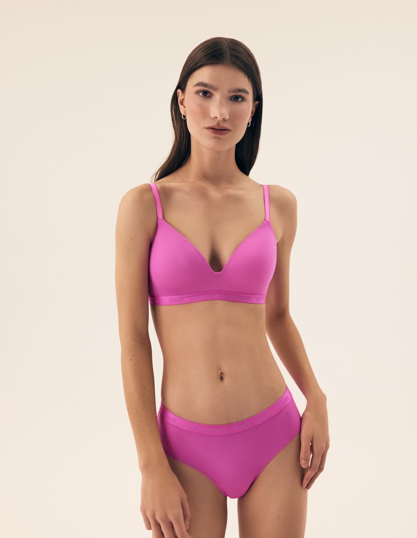 Padded bra Bloovii Lellow pink 2