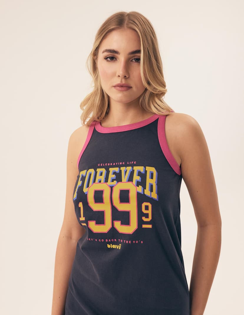 Nightgown Bloovii Forever navy 2