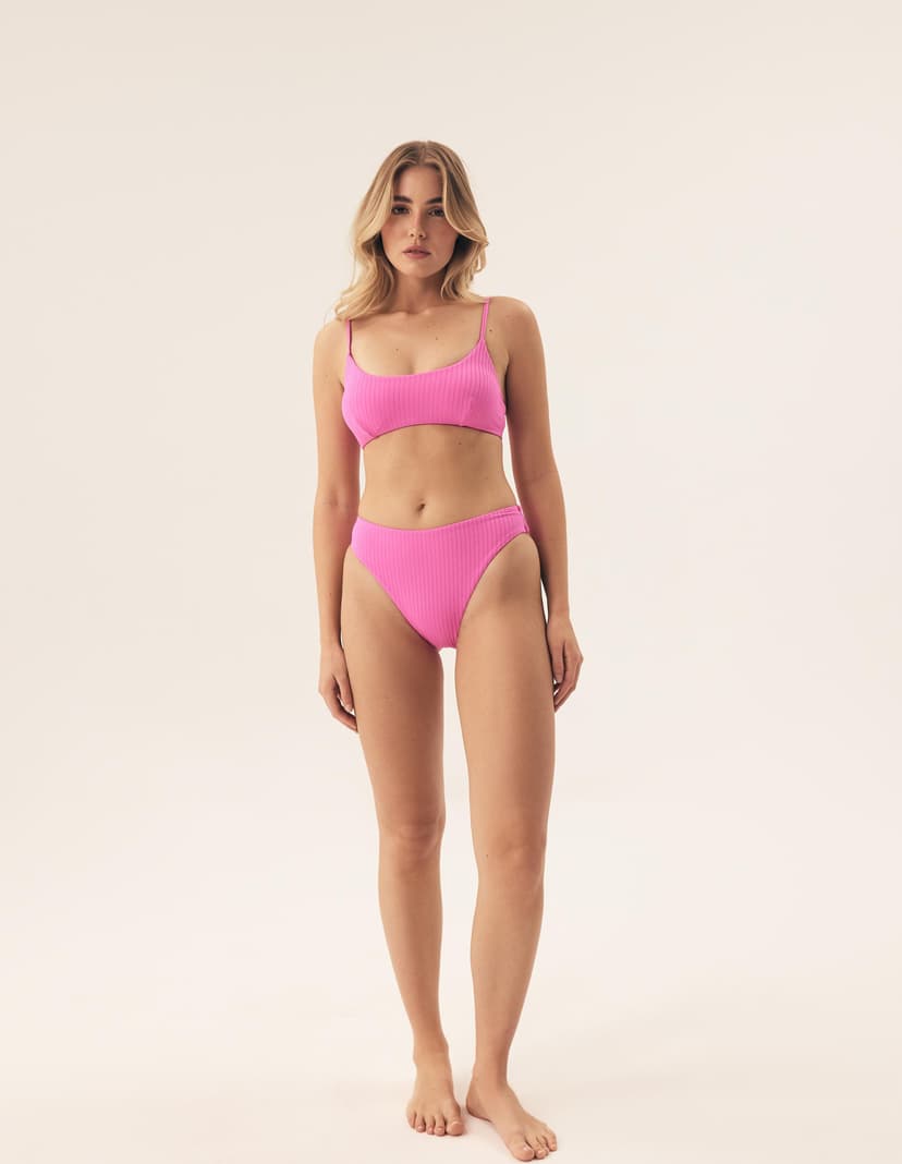 One-piece swimsuit Bloovii Miami pink 8
