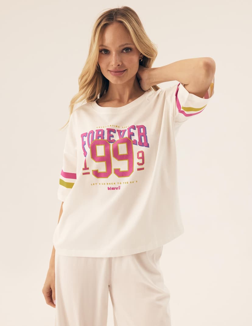 Pyjamas Bloovii Forever Ecru 1