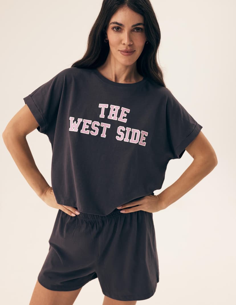 Piżama Bloovii Mawest szary 1