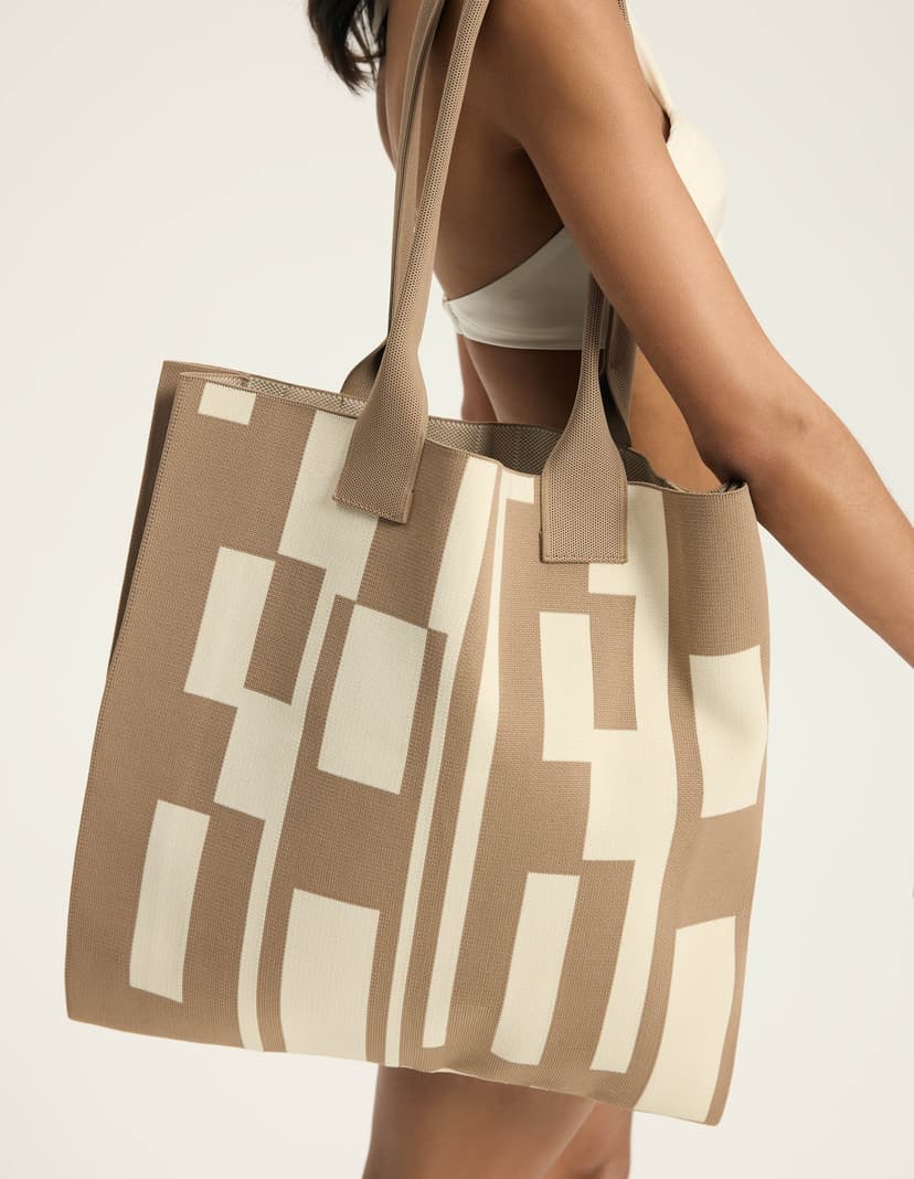 Beach bag Milan Beige 2