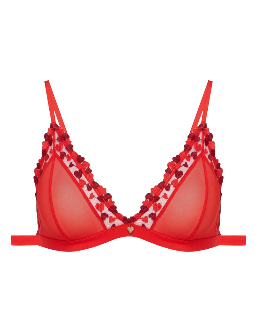 Triangle bra Zoee Red 6