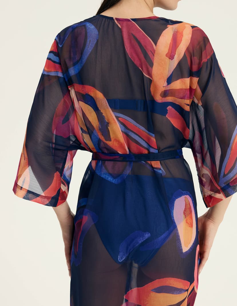 Beach robe Papaya navy 3