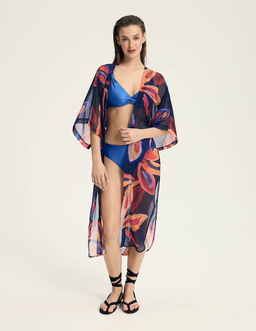 Beach robe Papaya navy 6