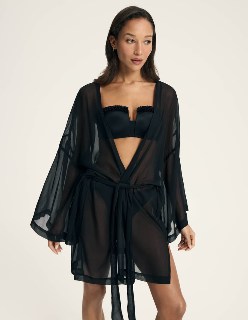 Beach robe Tango Black 1