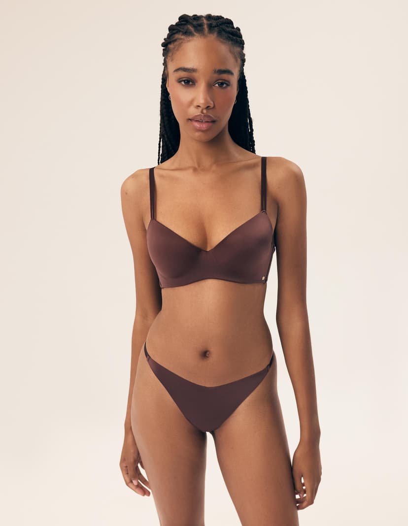 Push-up bra Bosco brown 4