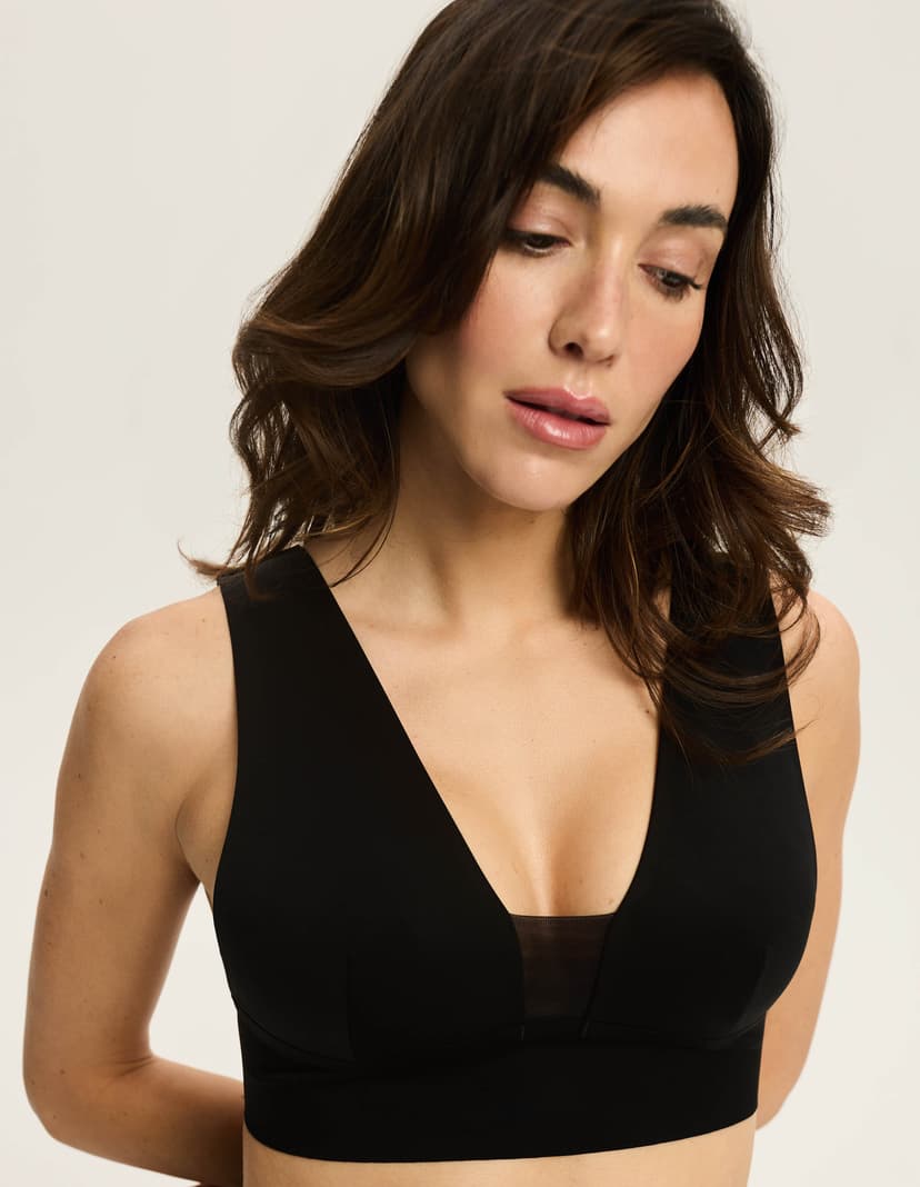 Triangle bra Blank Black 1