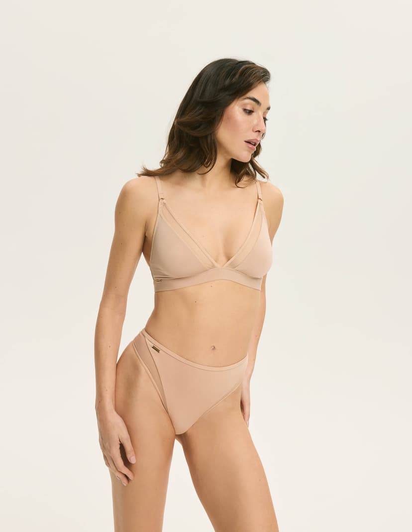 Triangle bra Blissy Beige 3