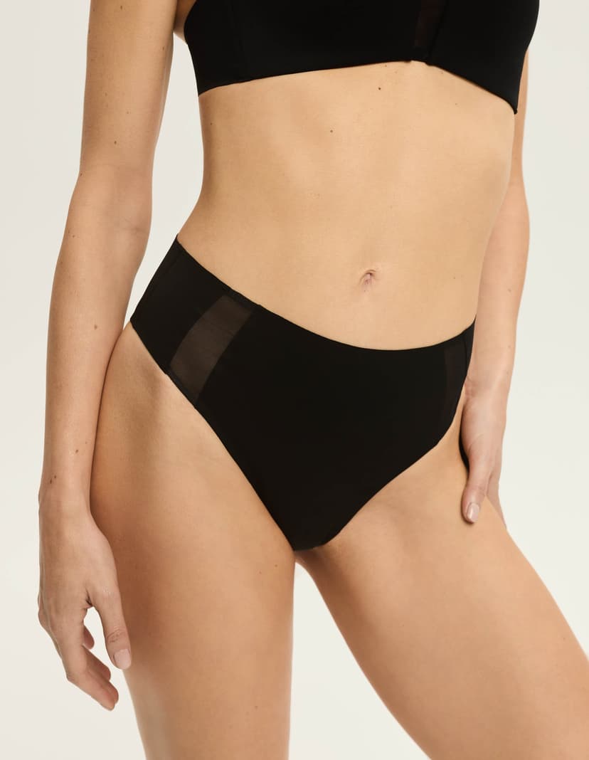 Thongs Blank Black 2